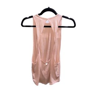 Forever 21 Active Open-Back Tank Top - Pink